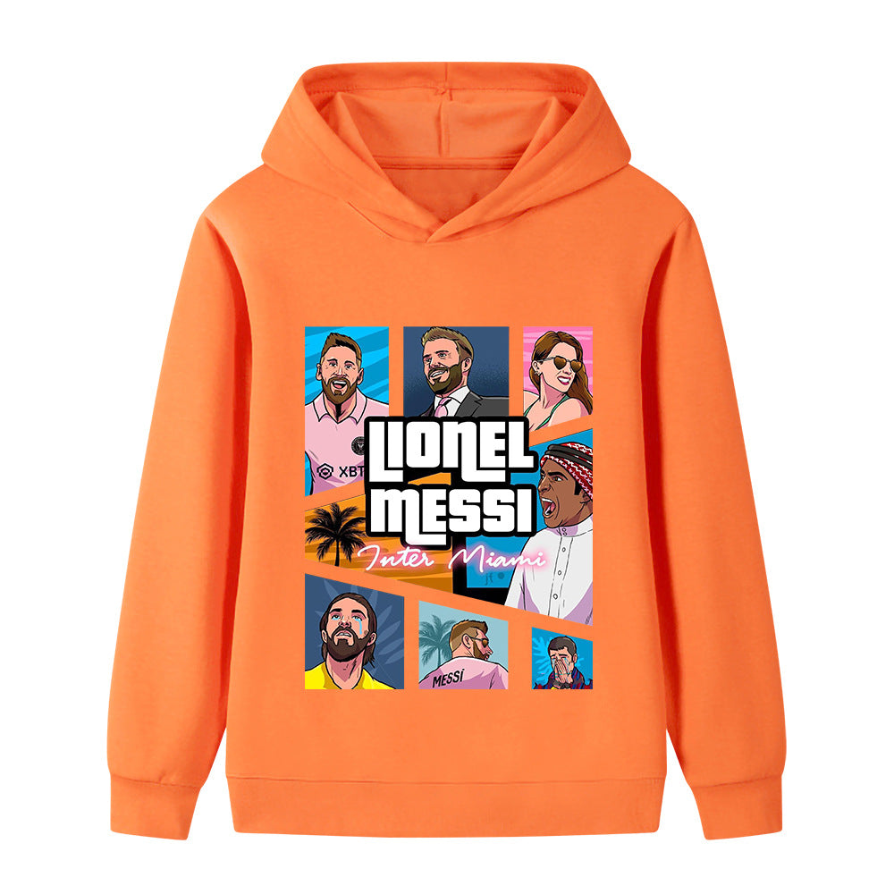 Messi Kids Football Hoodie - Sporty