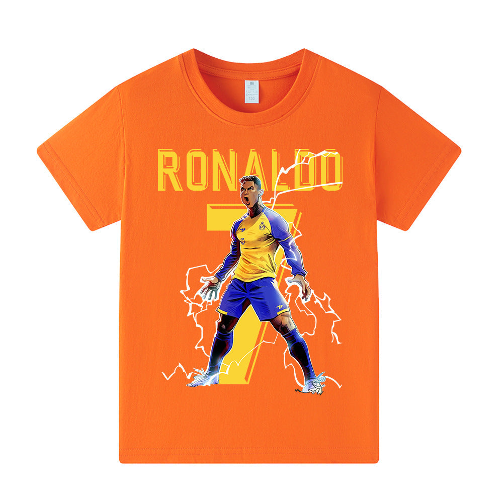 Ronaldo Kids Football T-Shirt - Al Nassr