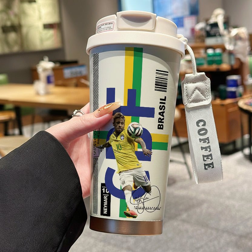 Neymar Insulated Water Bottle - Football