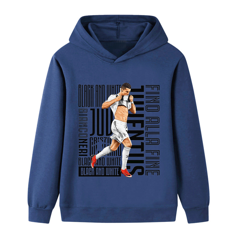 Ronaldo Kids Football Hoodie - Juventus - Soft