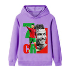 Cristiano Ronaldo Kids Football Hoodie - Portugal - Soft