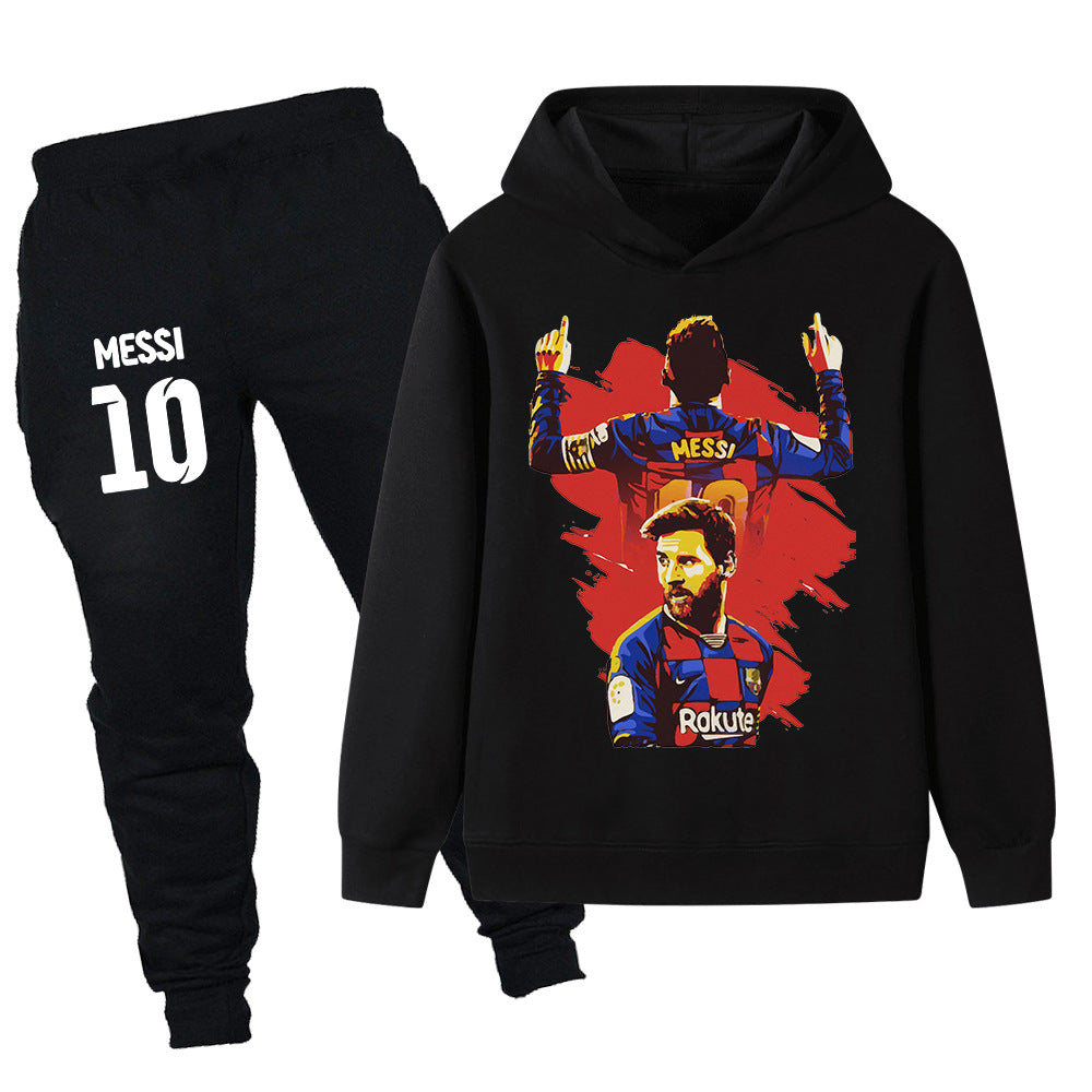 Lionel Messi Kids Football Tracksuit - Barcelona