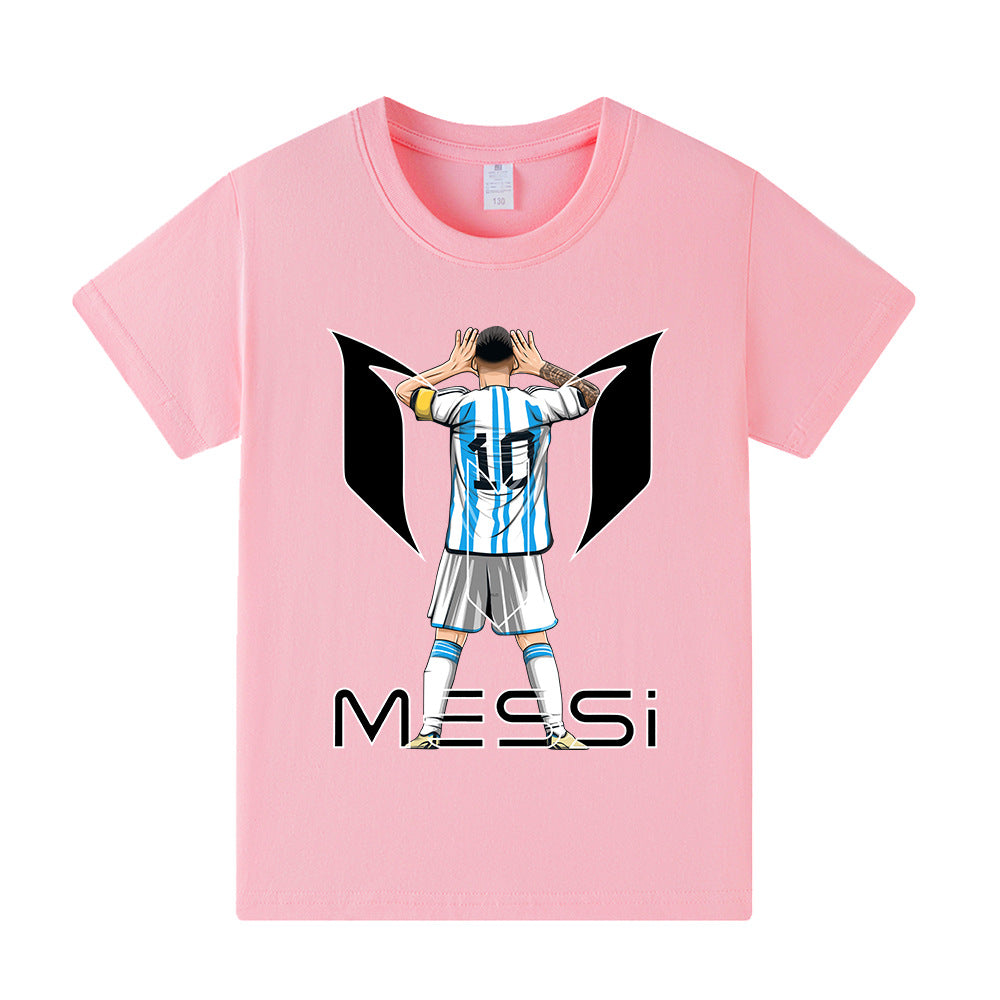 Lionel Messi Kids Football T-Shirt - Comfy