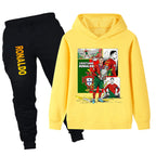 Cristiano Ronaldo Kids Football Tracksuit - Portugal - Soft