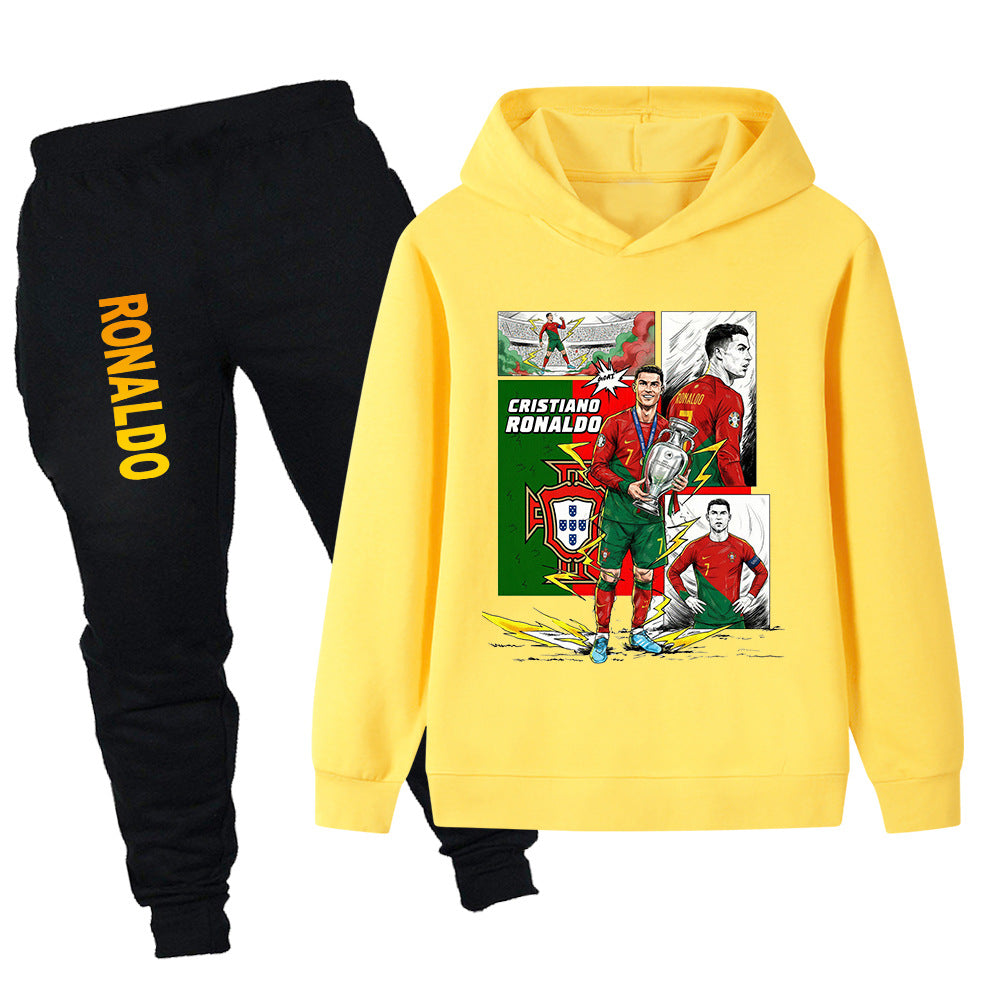 Cristiano Ronaldo Kids Football Tracksuit - Portugal - Soft