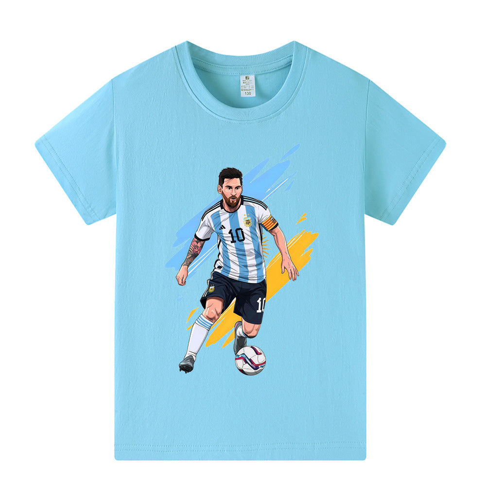 Lionel Messi Kids Football T-Shirt - Sporty