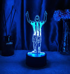 Lionel Messi 3D Illusion LED Lamp - Night Light - with Remote
