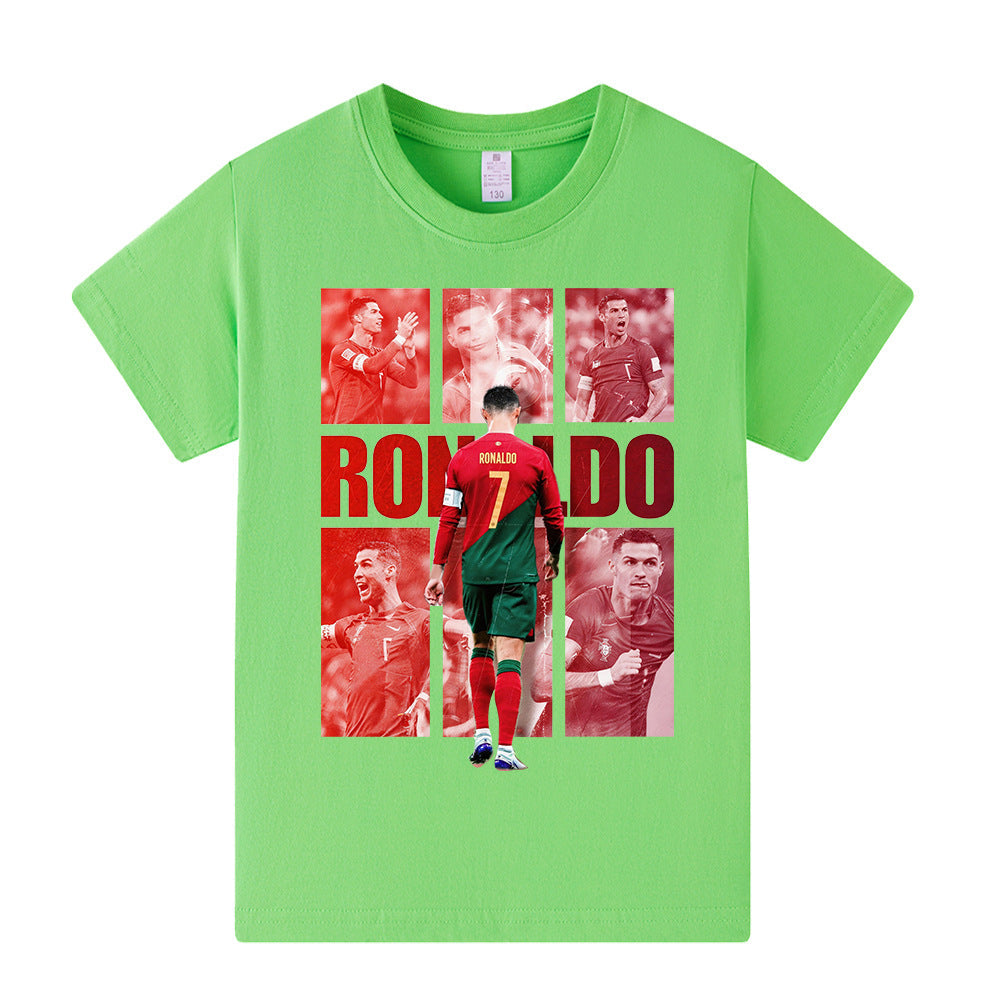Ronaldo Kids Football T-Shirt - Portugal