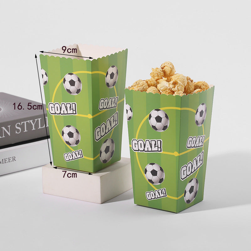 Football Popcorn Box