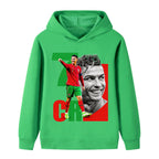 Cristiano Ronaldo Kids Football Hoodie - Portugal - Soft