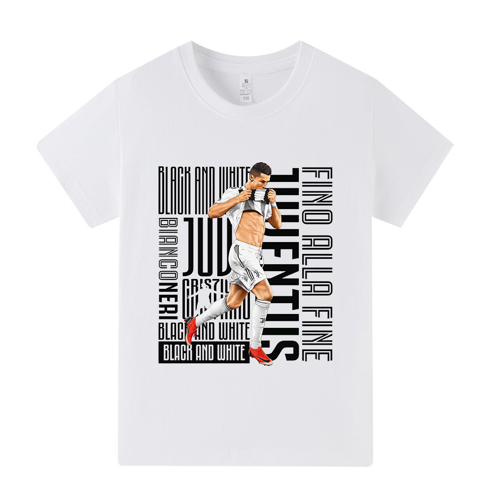 Ronaldo Kids Football T-Shirt - Juventus