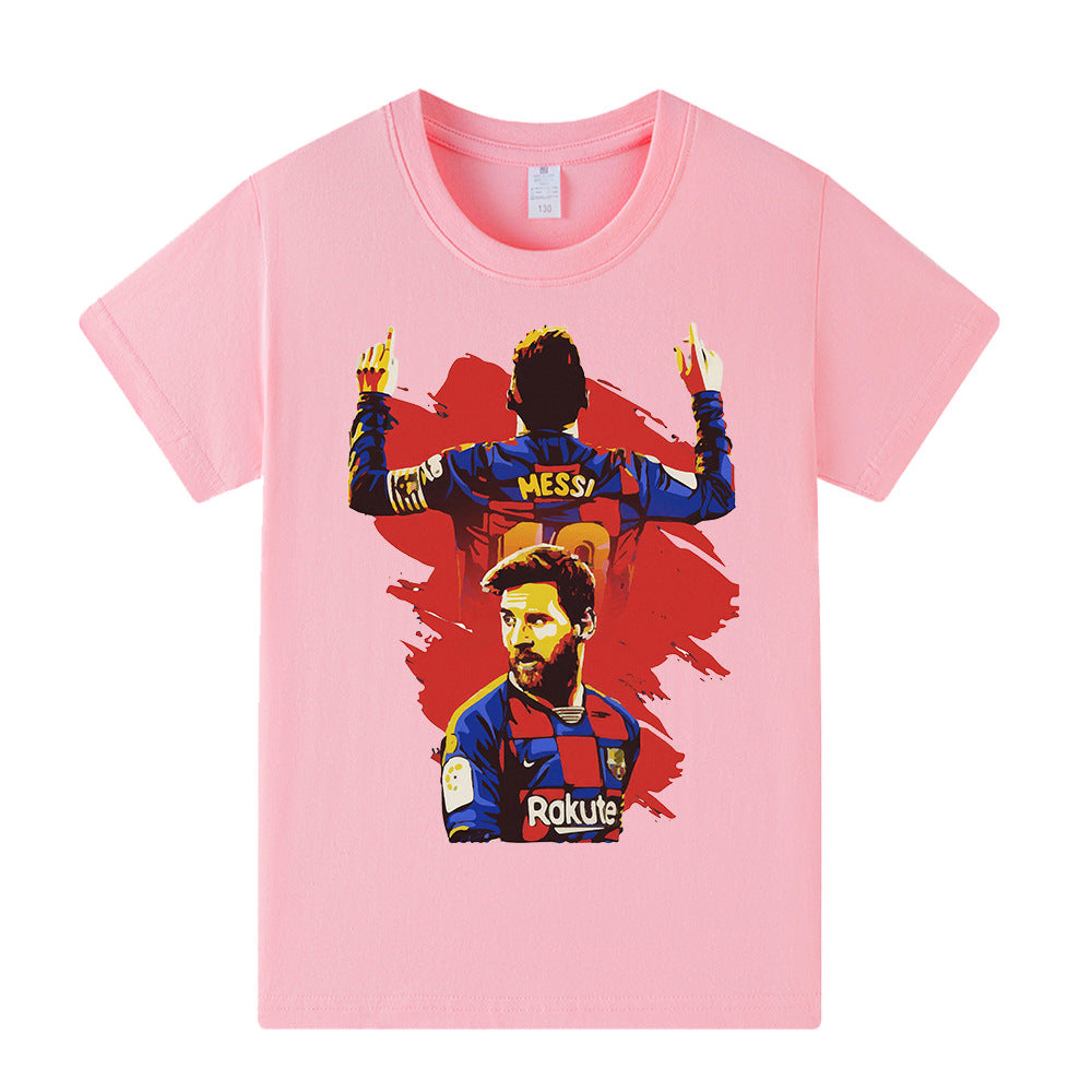 Lionel Messi Kids Football T-Shirt - Barcelona