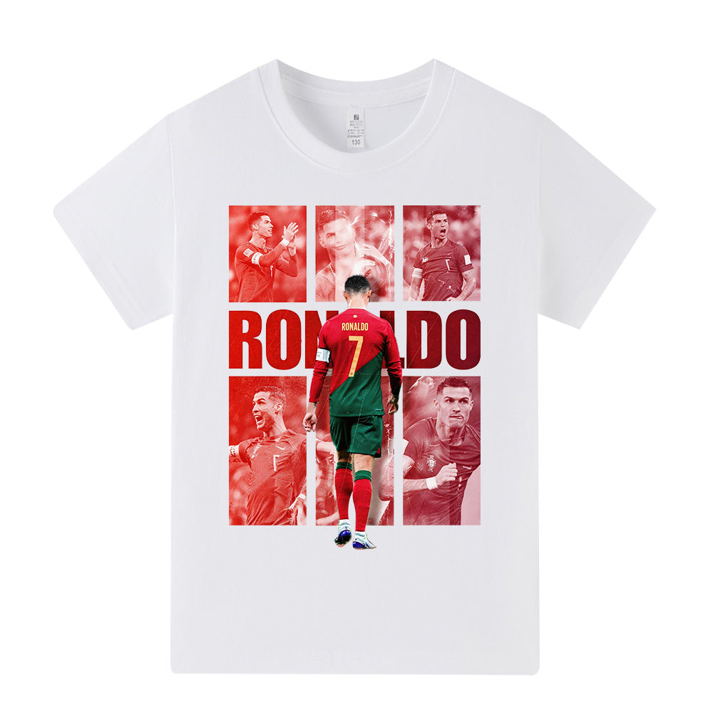 Ronaldo Kids Football T-Shirt - Portugal