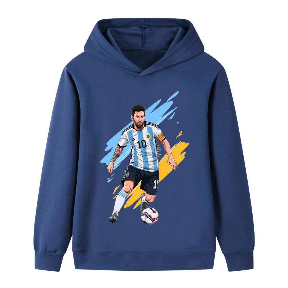 Lionel Messi Kids Football Hoodie - Soft