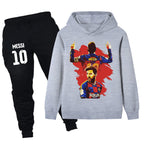 Lionel Messi Kids Football Tracksuit - Barcelona