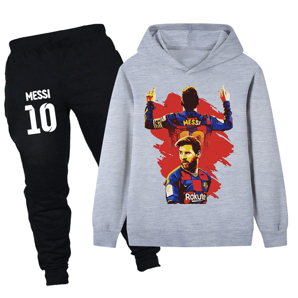Lionel Messi Kids Football Tracksuit - Barcelona
