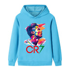 Cristiano Ronaldo Kids Football Hoodie - Soft