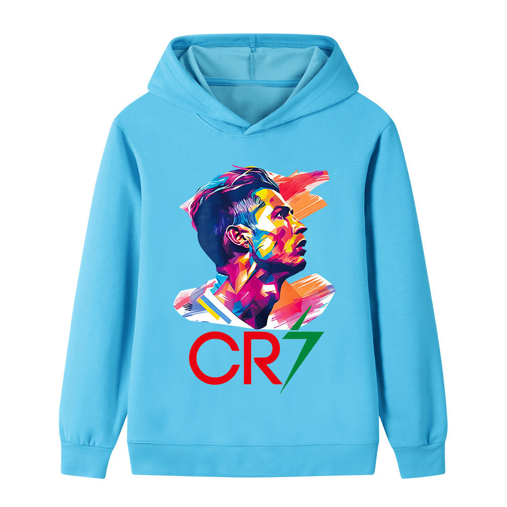 Cristiano Ronaldo Kids Football Hoodie - Soft