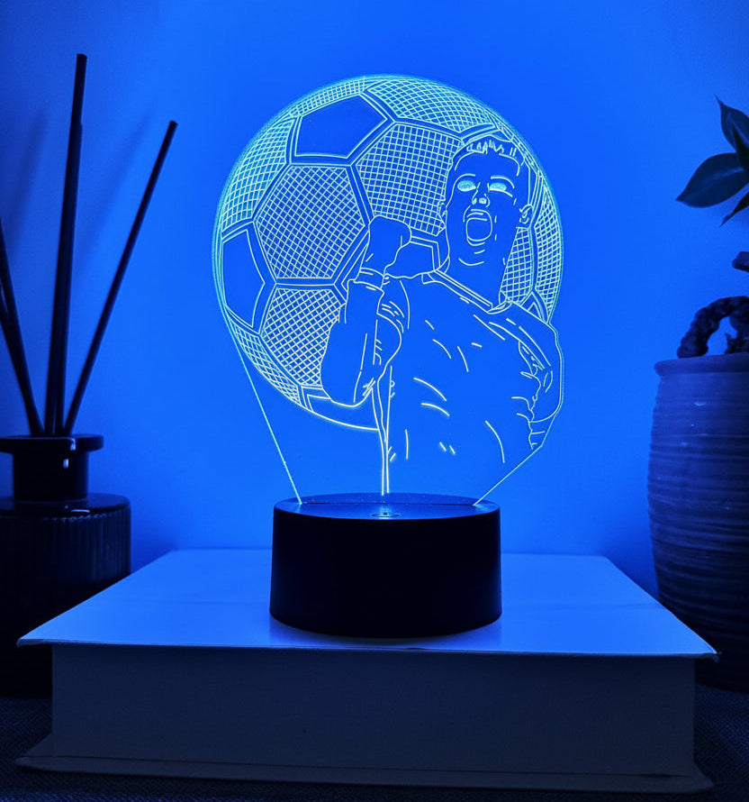 Ronaldo 3D Illusion LED Lamp - Night Light