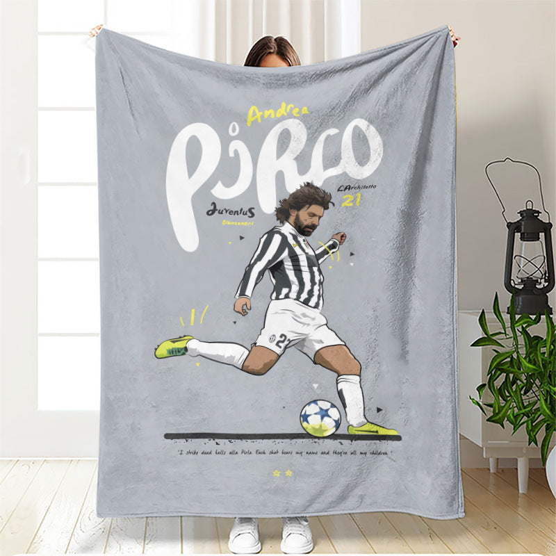 Football Blanket - Andrea Pirlo