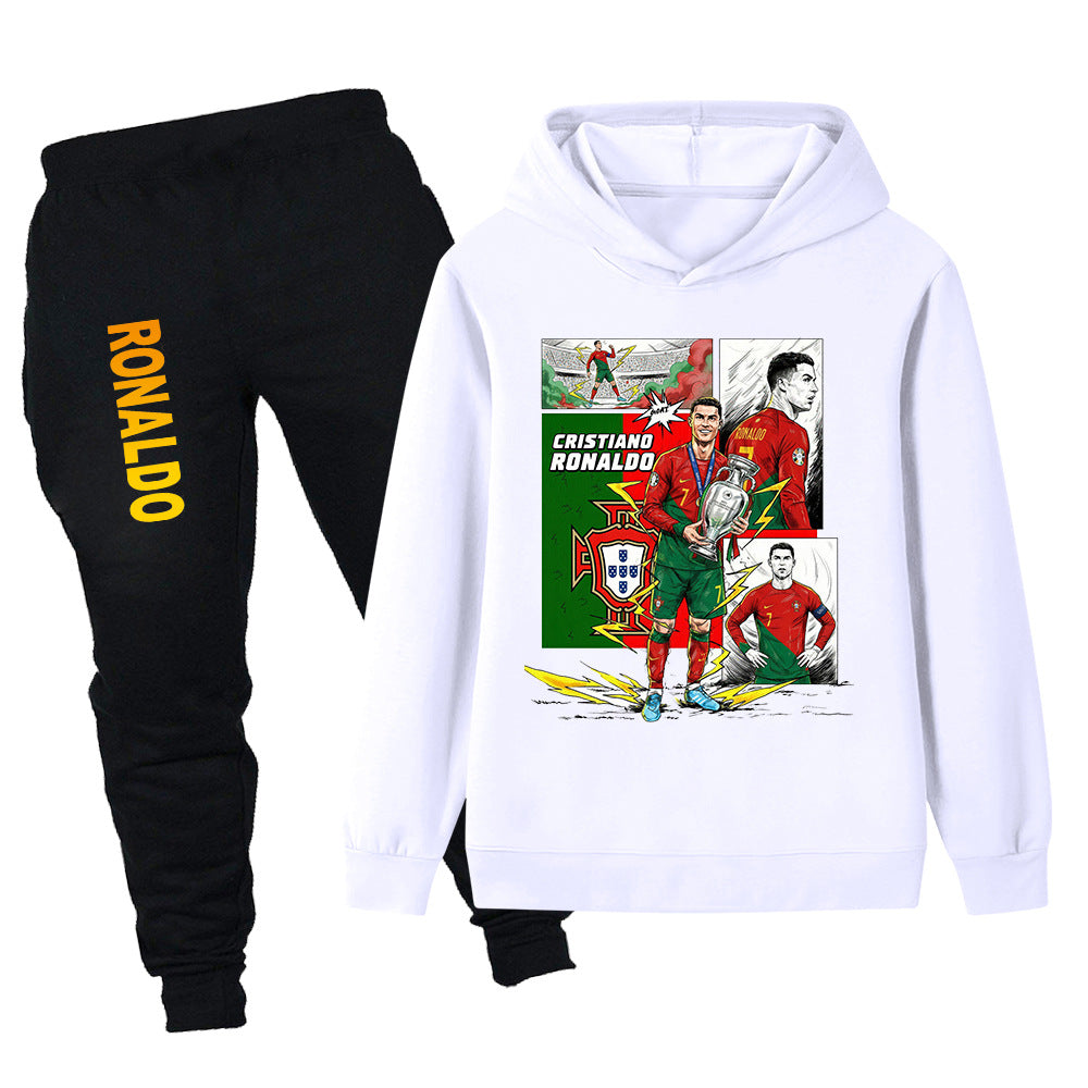 Cristiano Ronaldo Kids Football Tracksuit - Portugal - Soft