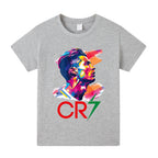 Cristiano Ronaldo Kids Football T-Shirt - Comfy