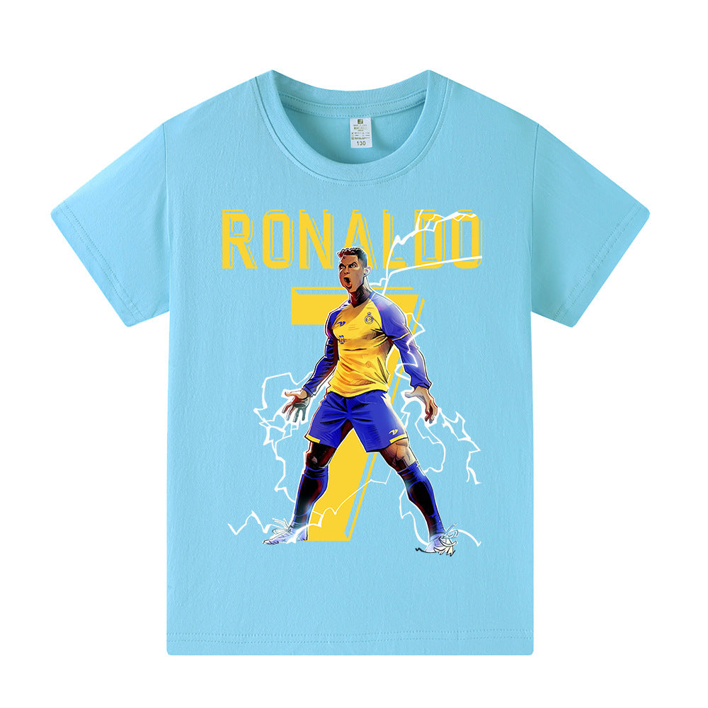 Ronaldo Kids Football T-Shirt - Al Nassr