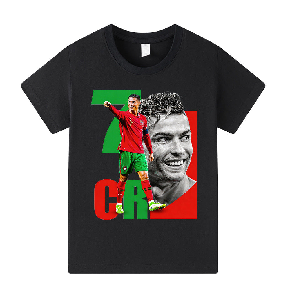Cristiano Ronaldo Kids Football T-Shirt - Portugal - Sporty