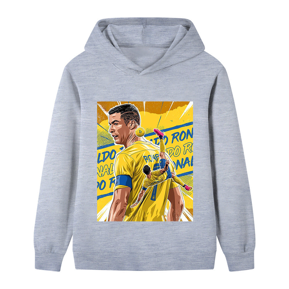 Cristiano Ronaldo Kids Football Hoodie - Al Nassr