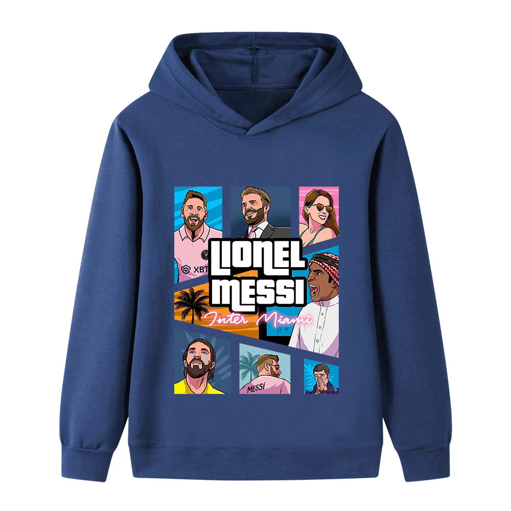Messi Kids Football Hoodie - Sporty