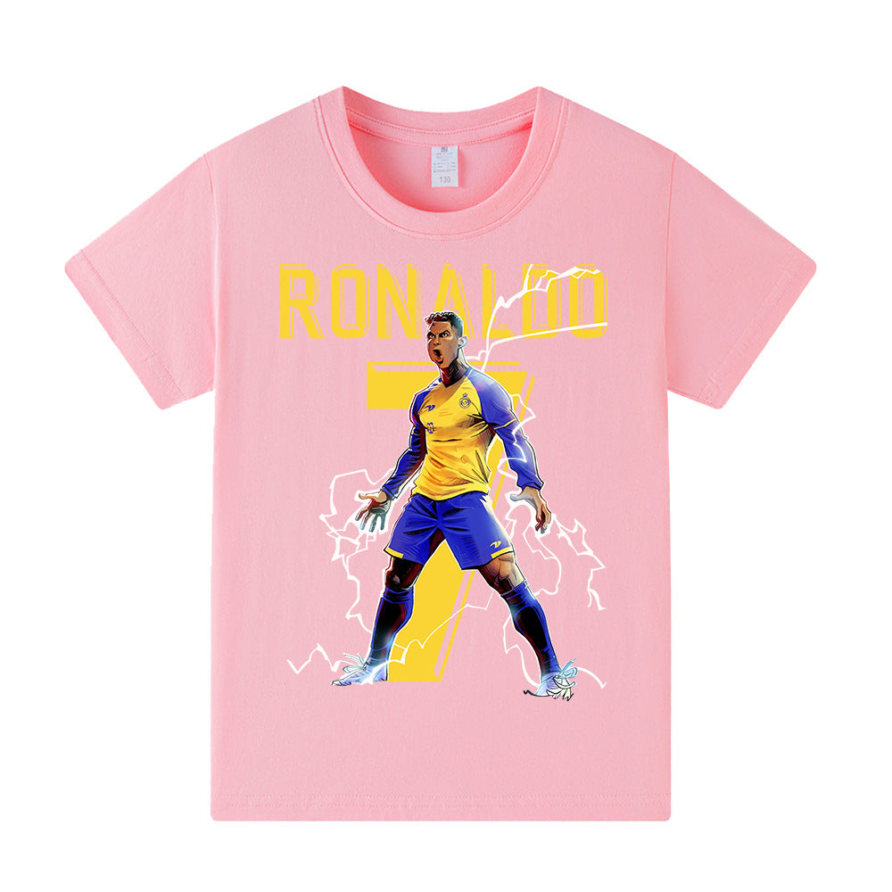 Ronaldo Kids Football T-Shirt - Al Nassr