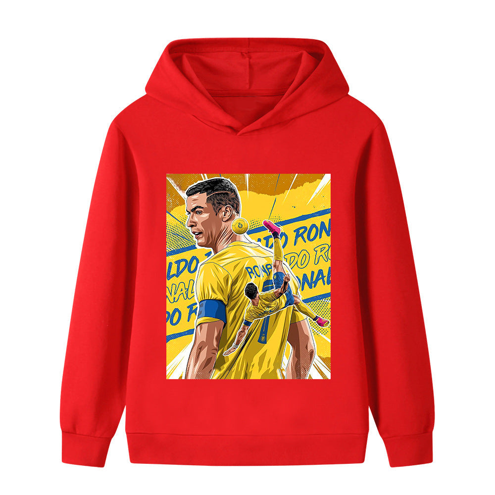 Cristiano Ronaldo Kids Football Hoodie - Al Nassr