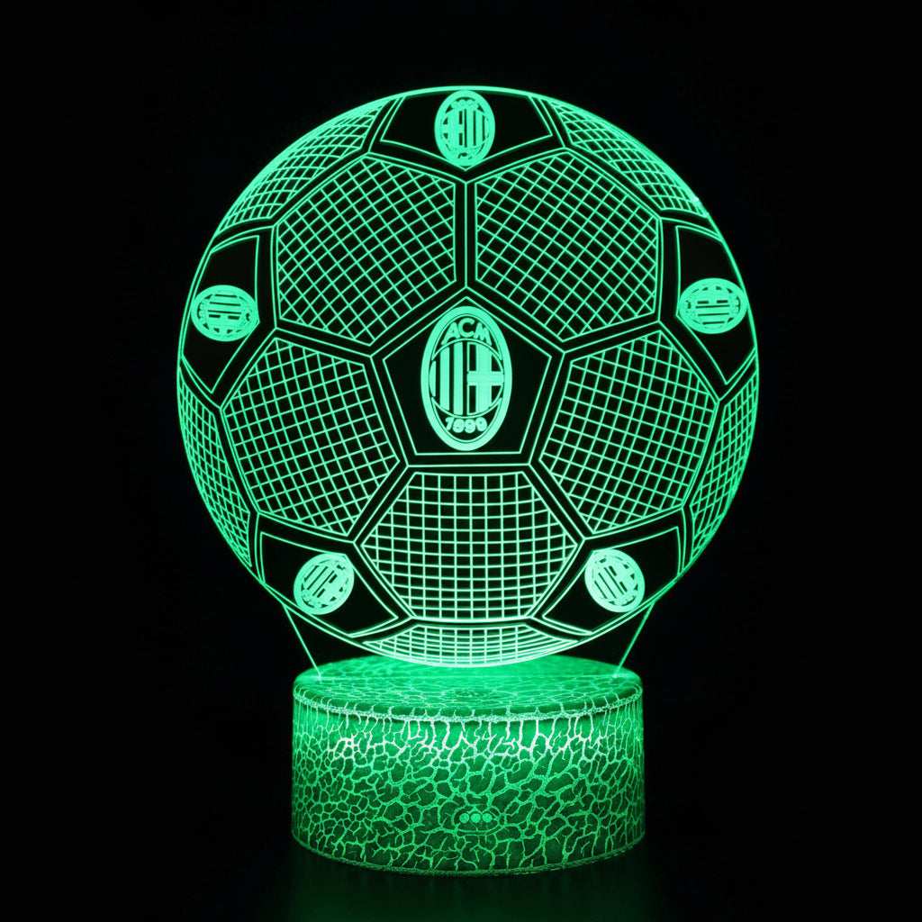 Football 3D Illusion LED Lamp - Night Light - Gift