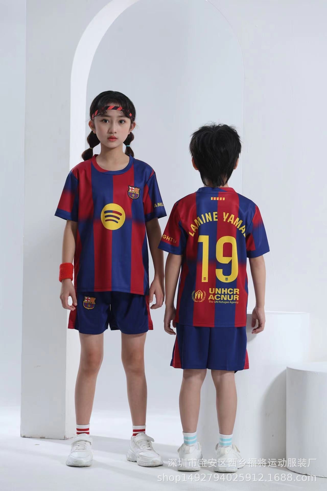 Lamine Yamal Kids Football Kit - Shirt & Shorts