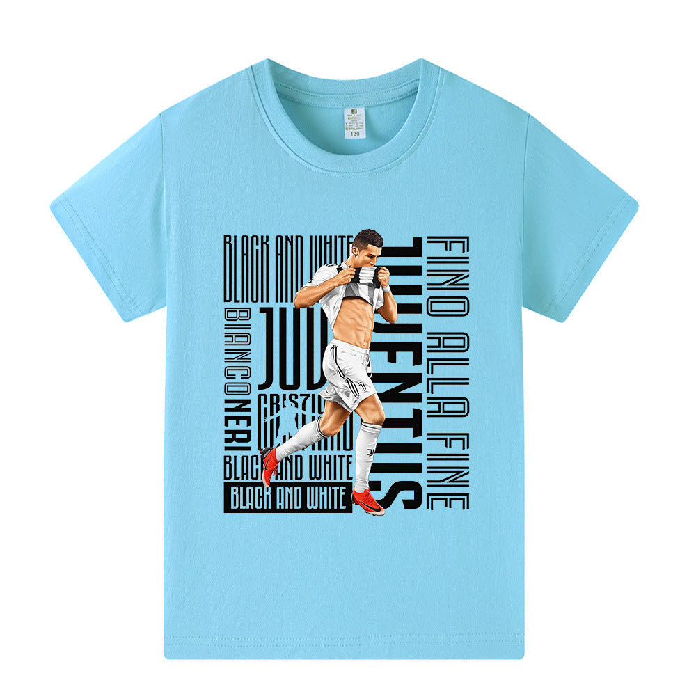 Ronaldo Kids Football T-Shirt - Juventus