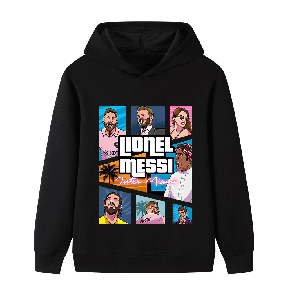 Messi Kids Football Hoodie - Sporty