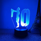 Lionel Messi 3D Illusion LED Lamp - Night Light - with Remote