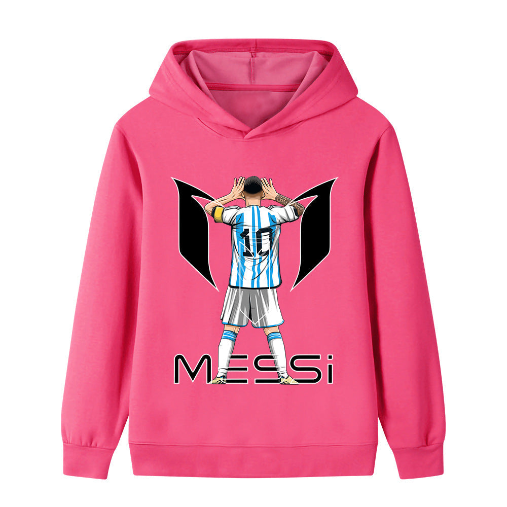 Lionel Messi Kids Football Hoodie - Cool Design