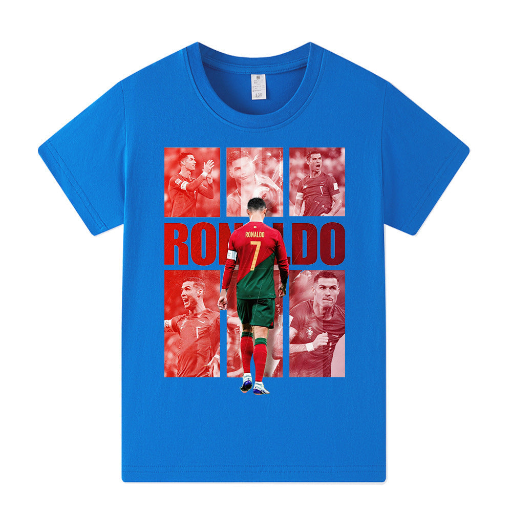 Ronaldo Kids Football T-Shirt - Portugal