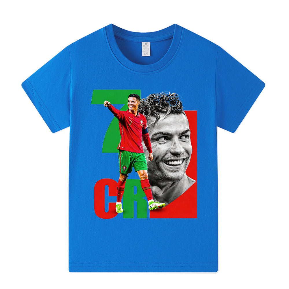 Cristiano Ronaldo Kids Football T-Shirt - Portugal - Sporty