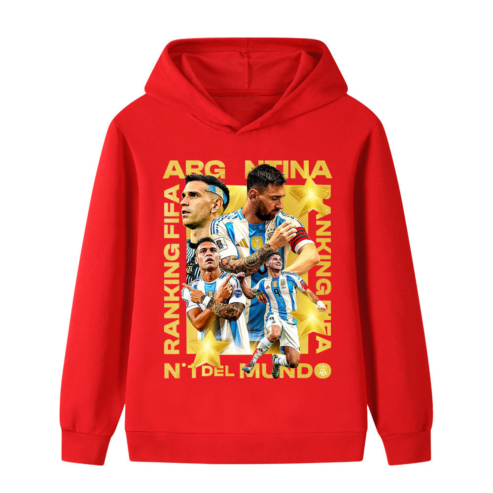 Lionel Messi Kids Football Hoodie - for Everyday
