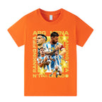 Lionel Messi Kids Football T-Shirt - Cool Design