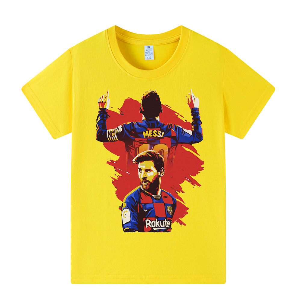 Lionel Messi Kids Football T-Shirt - Barcelona