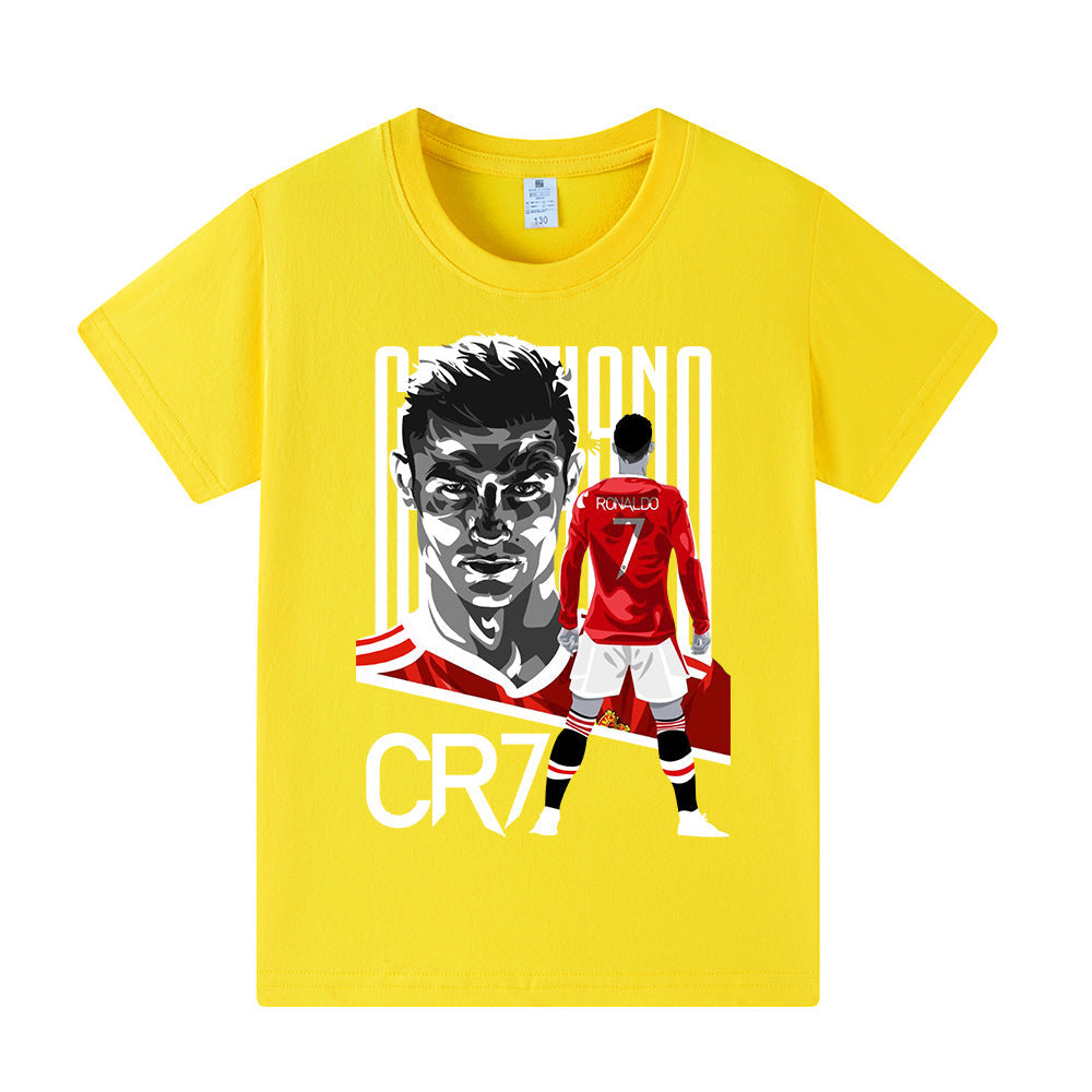 Cristiano Ronaldo Kids Football T-Shirt - Manchester United
