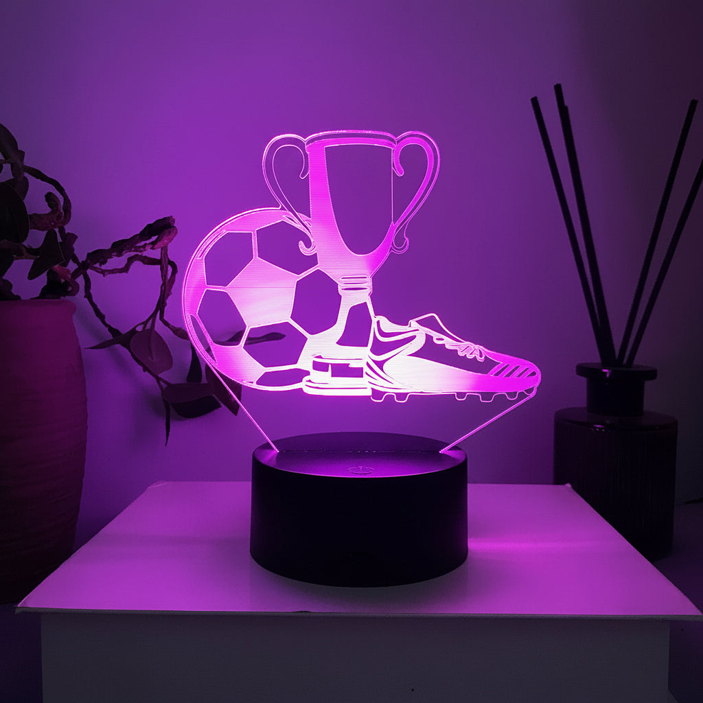 Football 3D Illusion LED Lamp - Night Light - Night Light