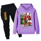 Cristiano Ronaldo Kids Football Tracksuit - Portugal - Soft