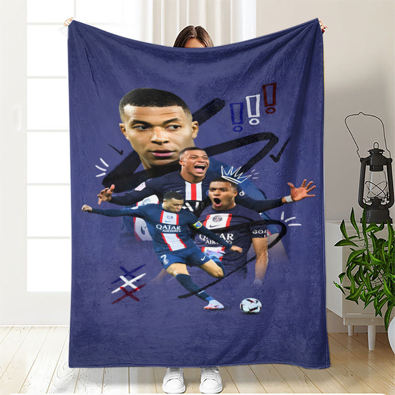 Football Blanket - Mbappé