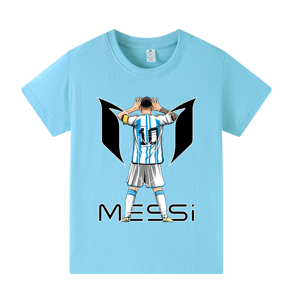Lionel Messi Kids Football T-Shirt - Comfy