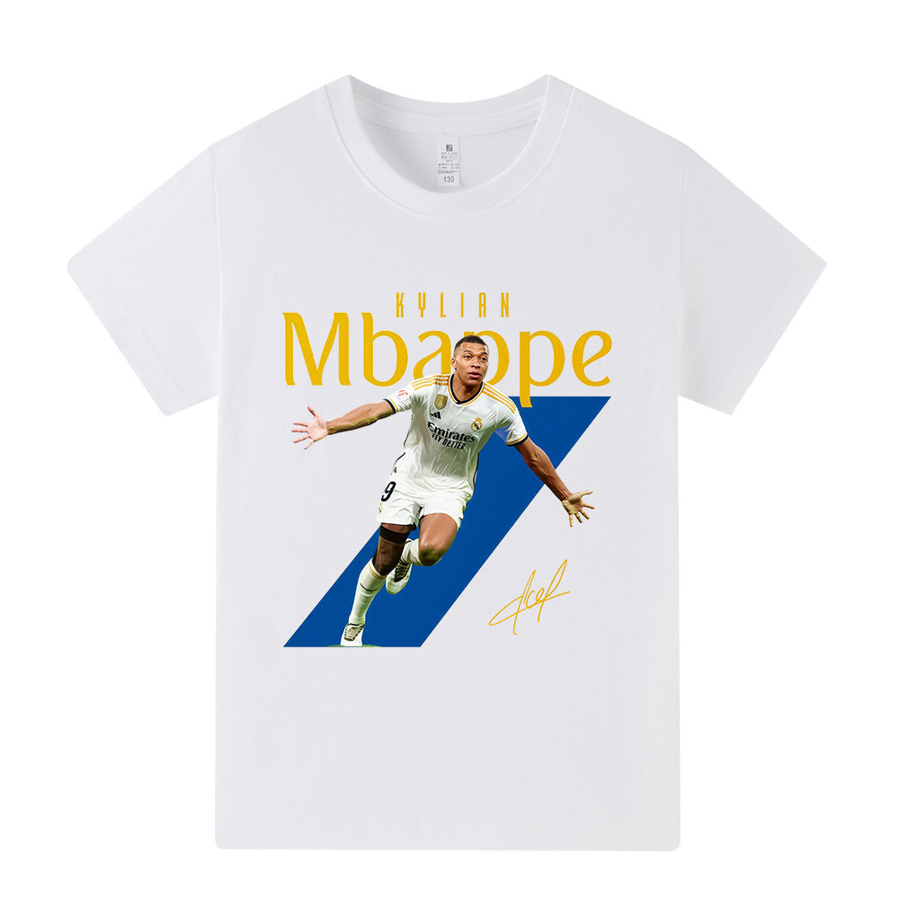 Kylian Mbappé Kids Football T-Shirt - Sporty