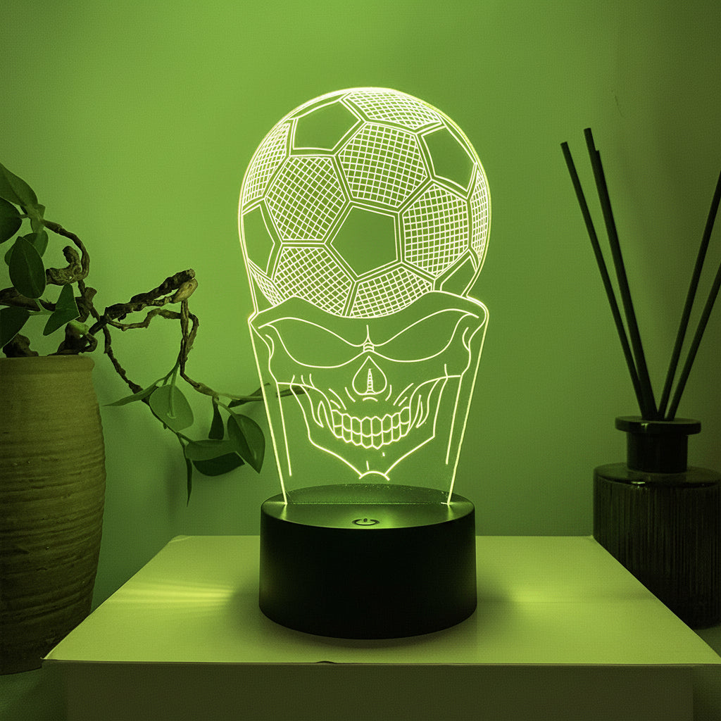 Football 3D Illusion LED Lamp - Night Light - USB